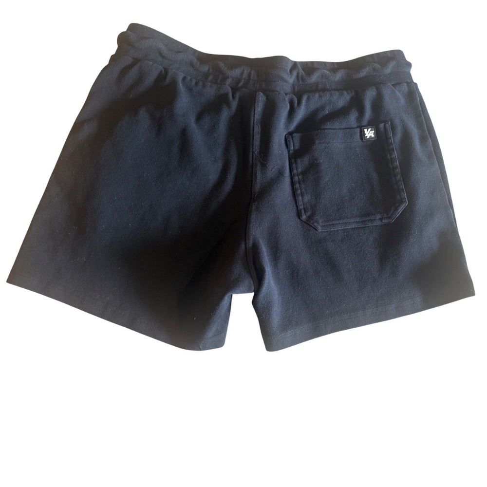 YoungLA  Mens Shorts Black Large Athletic Gym Workout Drawstring - Picture 2 of 7